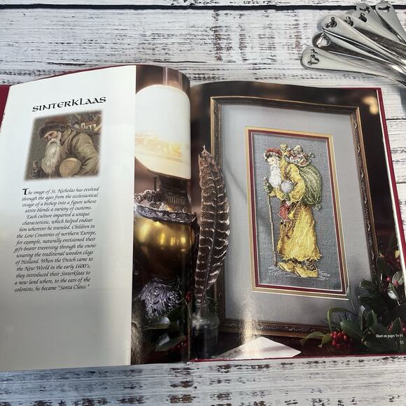 Santa Claus An American Treasure Leisure Arts Cross Stitch Pattern Book 1999 - Picture 10 of 10